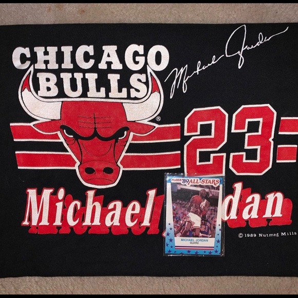 1989 vintage Michael Jordan Nutmeg T! - Picture 2 of 3